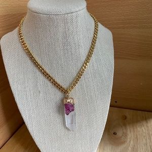 Hand made purple quartz